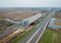 Uhowo, mosty nad Narwią, 2.11.2022 r., Szymon Grochowski, źródło PKP Polskie Linie Kolejowe S.A (1)