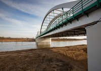 Most na Bugu, 02.03.2020 r. fot. Szymon Grochowski. Źródło: PKP Polskie Linie Kolejowe S.A.