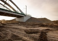 Most na Bugu, 02.03.2020 r. fot. Szymon Grochowski. Źródło: PKP Polskie Linie Kolejowe S.A.
