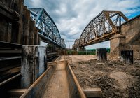 Most na Narwi, 155 km, 2.08.2021 r., Tomasz Nizielski, źródło PKP Polskie Linie Kolejowe S.A. 
