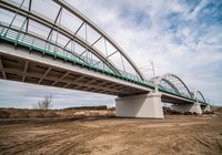 Most na Bugu, 22.03.2020 r. fot. Tomasz Nizielski. Źródło: PKP Polskie Linie Kolejowe S.A.