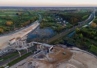 Małkinia Górna, wiadukt przy DK 627, 12.05.2021 r., Szymon Grochowski, źródło PKP Polskie Linie Kolejowe S.A.