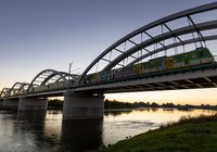 Most na Bugu, 06.10.2020 r., Autor: Szymon Grochowski, Źródło: PKP Polskie Linie Kolejowe S.A.