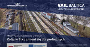 Kadr z filmu: #RailBaltica. Kolej w Ełku zmieni się dla podróżnych!