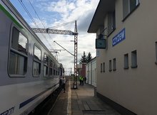 Pociąg na stacji Czyżew