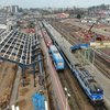 Białystok - prace na stacji, stoją pociągi, fot. Artur Lewandowski PKP Polskie Linie Kolejowe SA