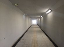 Przystanek Białystok Zielone Wzgórza tunel pod torami fot Łukasz Bryłowski PKP Polskie Linie Kolejowe SA