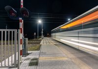 Przejazd kolejowo-drogowy w Prostyniu, fot. Łukasz Bryłowski