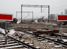 Prace modernizacyjne na stacji Ełk, fot. Łukasz Bryłowski