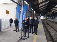 Stacja Białystok briefing prasowy fot Tomasz Łotowski PKP Polskie Linie Kolejowe SA (2)