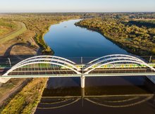 Most na Bugu. Fot. Szymon Grochowski PKP Polskie Linie Kolejowe SA